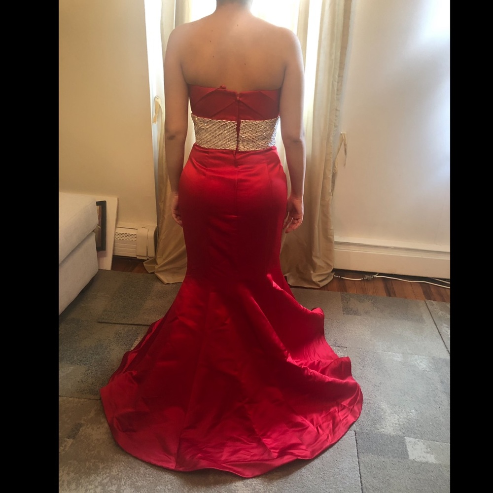 jovani red dress